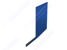 Планка карнизная 100 65 0,45 3м стандарт ПЭ RAL5005 сигнально-синий К-509
