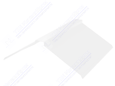 Планка конька плоского 150 150 0,45 2м стандарт ПЭ RAL9003 сигнально-белый К-512