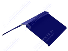 Планка конька плоского 150 150 0,45 2м стандарт ПЭ RAL5002 ультрамарин К-512