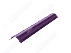 Конек металлочерепичный 0,45 2м стандарт ПЭ RAL4005 сине-сиреневый К-513